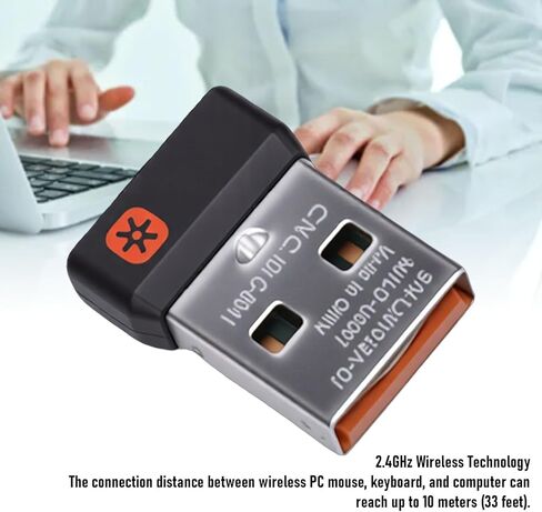 جهاز استقبال دونجل USB XUMIUZIY لـ MK235 MK245 MK270 MK275 MK295 MK315 MK345 MK 470 مجموعات لوحة المفاتيح والماوس، 2.4 جيجا مستقبل توحيد USB لاسلكي in Kuwait