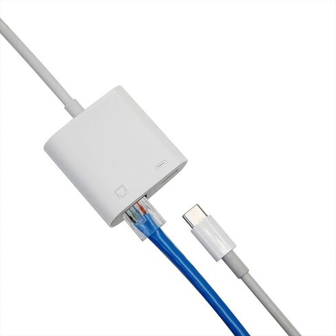 3X Type C OTG Ethernet Adapter USB C to RJ45 Ethernet LAN Wired Network Converter 100Mbs for Type C Mobile Phone Tablet in Kuwait