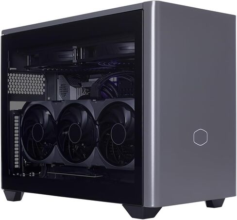 Cooler Master NR W9 Liquid Cooled Mini Desktop Workstation, Intel Core Ultra 7 265KF 3.9GHz, 64GB RAM, 2TB SSD, NVIDIA GeForce RTX 5070 Ti 16GB, Windows 11 Pro, Black in Kuwait