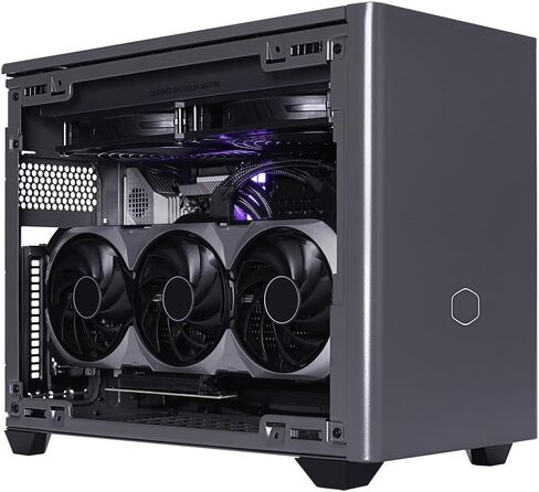 Cooler Master NR W9 Liquid Cooled Mini Desktop Workstation, Intel Core Ultra 7 265KF 3.9GHz, 64GB RAM, 2TB SSD, NVIDIA GeForce RTX 5070 Ti 16GB, Windows 11 Pro, Black in Kuwait