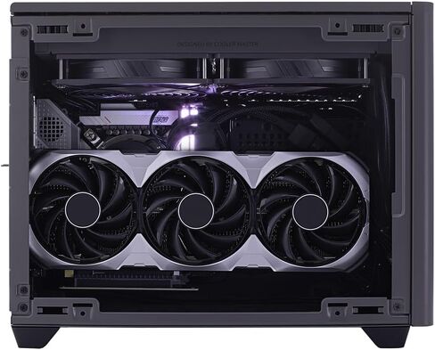 Cooler Master NR W9 Liquid Cooled Mini Desktop Workstation, Intel Core Ultra 7 265KF 3.9GHz, 64GB RAM, 2TB SSD, NVIDIA GeForce RTX 5070 Ti 16GB, Windows 11 Pro, Black in Kuwait