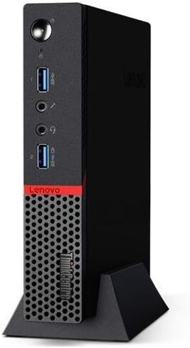LENOVO M600 Tiny Dual Displays الكمبيوتر المدعوم (Intel Pentium حتى 2.64 جيجا هرتز، 4G DDR RAM، 128GB SSD، WiFi، Bluetooth، HDMI، USB 3.0، Dual DisplayPort، Windows 11 pro) (متجدد) in Kuwait