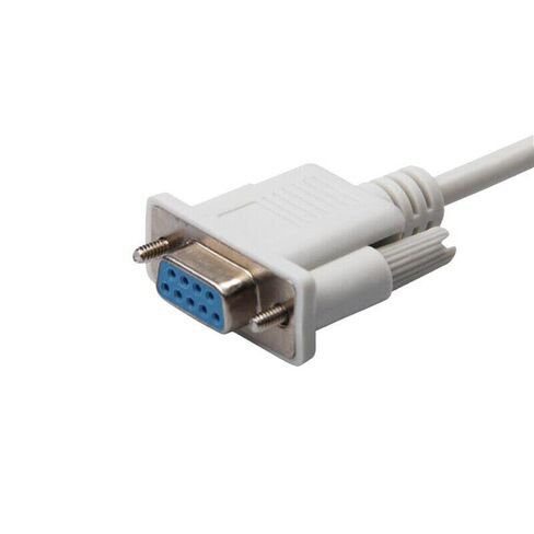2 حزمة كابل تسلسلي DB9 أنثى إلى أنثى RS-232 محمي بطول 10 أقدام، عزل HDPE، متوافق مع UL للكمبيوتر والأجهزة التسلسلية in Kuwait