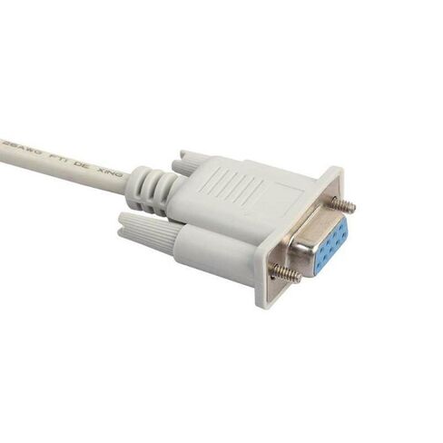 2 حزمة كابل تسلسلي DB9 أنثى إلى أنثى RS-232 محمي بطول 10 أقدام، عزل HDPE، متوافق مع UL للكمبيوتر والأجهزة التسلسلية in Kuwait