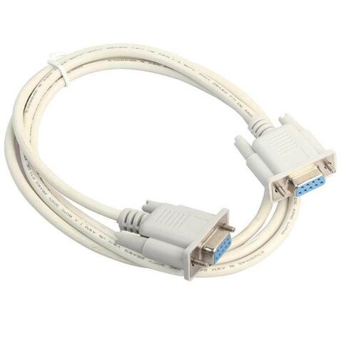 2 حزمة كابل تسلسلي DB9 أنثى إلى أنثى RS-232 محمي بطول 10 أقدام، عزل HDPE، متوافق مع UL للكمبيوتر والأجهزة التسلسلية in Kuwait