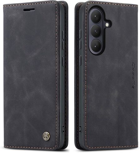 Compatible with Samsung Galaxy S26 5G Case with Card Holder, Kickstand Protective Flip Folio Leather Wallet Case for Galaxy S26 5G 6.3 inch (Coffee) in Kuwait