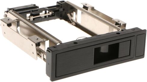 2X 5.25 حاوية حامل متنقلة داخلية بسرعة 300 ميجا بايت/ثانية لمنصة تبديل سريعة SSD/HDD مقاس 3.5 بوصة in Kuwait