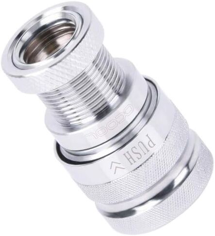 Alphacool Eiszapfen Quick Coupling Female Bulkhead G1/4 Inner Thread - Chrome in Kuwait
