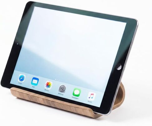 حامل هاتف خلوي من الخيزران، حامل خشبي للكمبيوتر اللوحي لسطح المكتب، حامل خشبي لأجهزة iPhone iPad اللوحية وجميع الهواتف in Kuwait
