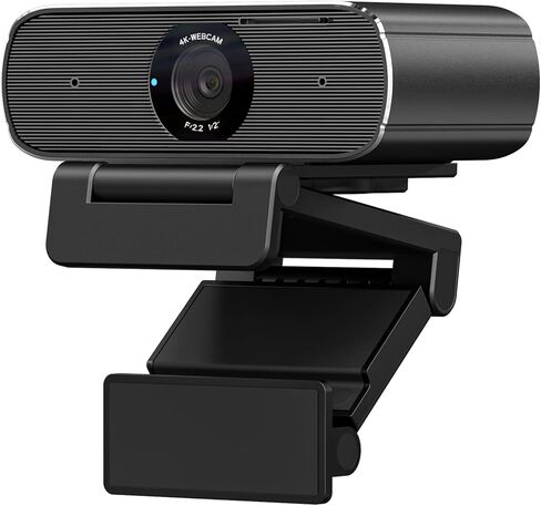 4K Webcam for PC, One-Click Autoframing, PDAF Auto Focus, 102° FOV, Dual AI Noise-Cancelling Mics, Built-in Privacy Cover, Auto Light Correction in Kuwait