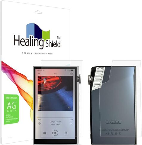 Anti-Glare Matte Screen Protector and Back Surface Protector for iBasso DX260 MK2 MKII , Outdoor Readable, Scratch Resistant, Anti-Fingerprint, Real Touch Sensitivity – Made in Korea-AG-DX260MK2 in Kuwait