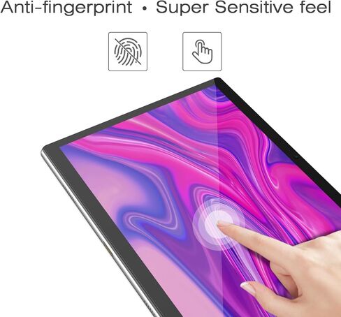 واقي شاشة بليمبتون لجهاز PlimPad P2، طبقة من الزجاج المقوى مقاس 10 بوصة صلابة 9H، حماية LCD مقاس 10.1 بوصة، مضاد للخدش، مضاد لبصمات الأصابع، سهل التركيب (عبوتان) in Kuwait