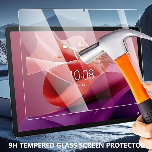 واقي شاشة متوافق مع Lenovo Tab P12 12.7 بوصة، قطعتان بديلتان من طبقة الزجاج المقوى صلابة 9H، أفلام مضادة لبصمات الأصابع ومضادة للوهج in Kuwait