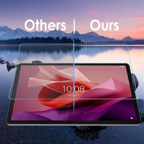 واقي شاشة متوافق مع Lenovo Tab P12 12.7 بوصة، قطعتان بديلتان من طبقة الزجاج المقوى صلابة 9H، أفلام مضادة لبصمات الأصابع ومضادة للوهج in Kuwait