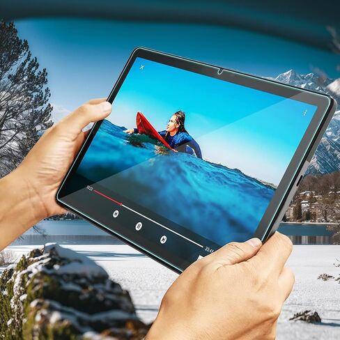 واقي شاشة متوافق مع Lenovo Tab P12 12.7 بوصة، قطعتان بديلتان من طبقة الزجاج المقوى صلابة 9H، أفلام مضادة لبصمات الأصابع ومضادة للوهج in Kuwait