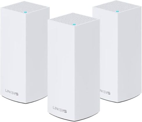 Linksys AX5300 Atlas PRO Wi-Fi 6 System: Wireless Router and Extenders Gigabit Ethernet Ports, 8100 sq ft PRO Range (3 Pack) (8100 sq ft - PRO Range, AX5300) in Kuwait