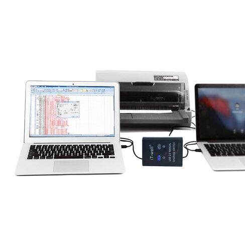 جهاز مشاركة طابعة USB محمول خارج محول ثابت KVM محول فاصل محول أبيض 60 × 70 × 20 مم - 60 × 70 × 20 مم أبيض in Kuwait
