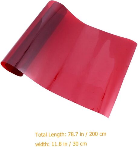 Homoyoyo Red Gel Light Diffuser Sheet 30cm X 200cm Photography Lighting Filter Film for Studio Video Softening and Color Correction in Kuwait