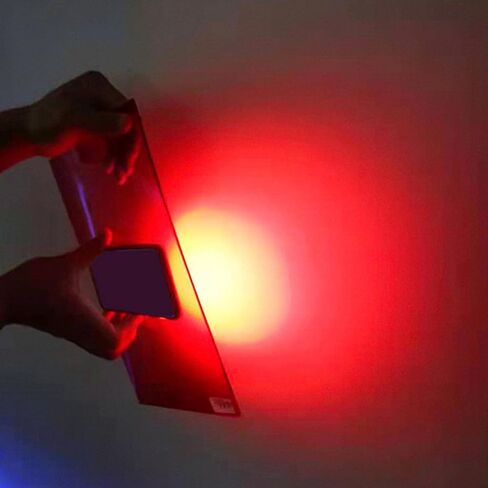 Homoyoyo Red Gel Light Diffuser Sheet 30cm X 200cm Photography Lighting Filter Film for Studio Video Softening and Color Correction in Kuwait