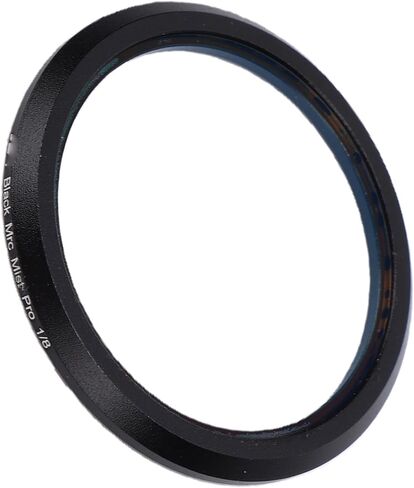 Black Diffusion 1/8 Filter, Mist Cinematic Effect Filter with Multi Layer Coatings, for GR4 GR3 GR2 LX10 G7X3 G7X2 ZV1 Cameras in Kuwait