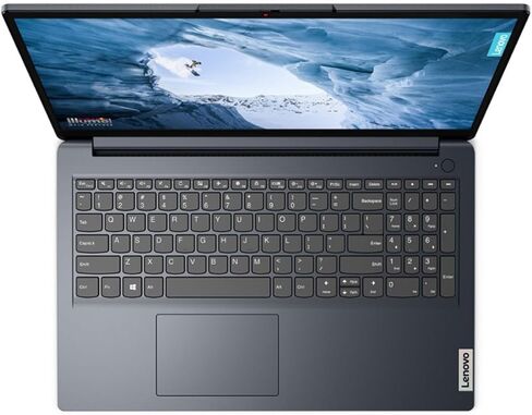 Lenovo IdeaPad 1 15.6" FHD Touchscreen (1920 x 108) Laptop, Intel Core i5-1235U, 8 GB RAM, 512 GB SSD, Windows 11 in S Mode, Wi-Fi, Abyss Blue, 82QD00HMUS in Kuwait