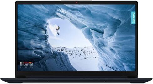 Lenovo IdeaPad 1 15.6" FHD Touchscreen (1920 x 108) Laptop, Intel Core i5-1235U, 8 GB RAM, 512 GB SSD, Windows 11 in S Mode, Wi-Fi, Abyss Blue, 82QD00HMUS in Kuwait