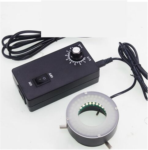 عدسة المجاهر 1080P 60FPS IMX385 V2 WDR صناعة C-Mount مجهر الكاميرا 180X 0.75X 0.5X Aux Lens 96 LED Ring Light المجهر العدسات للمجهر البصري in Kuwait