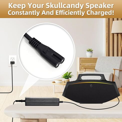 22V AC/DC Speaker Adapter Charger for Skullcandy Barrel 2SKSK1849 11.1V 4400mAh Li-ion 60W Bluetooth Boombox XT Party Wireless Speaker RY72A220320M2 2SKAC1890B0W2 Power Supply Charger in Kuwait