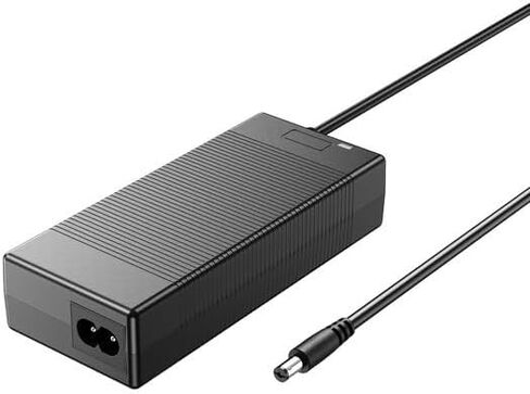 محول تيار متردد 12 فولت مدرج في قائمة ETL متوافق مع شاشة ألعاب SANSUI 34 بوصة 32 بوصة منحنية 240 هرتز معدل تحديث عالٍ FHD 1080P شاشة كمبيوتر ألعاب ES-G32C3F ES-G32C3 ES-G34C5 سلك إمداد الطاقة كابل شاحن قابس in Kuwait