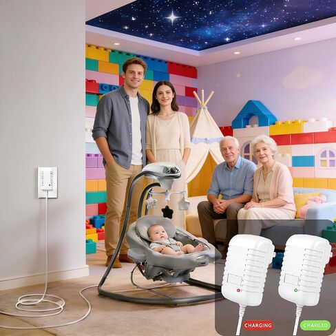 سلك طاقة متأرجح للأطفال 5 فولت متوافق مع Graco، أرجوحة Sway بسيطة، Duetsoothe، Glider LX، محول شاحن DC Wall Soothe in Kuwait