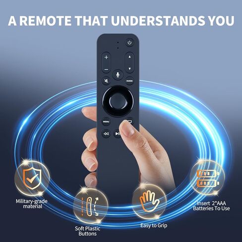 جهاز التحكم عن بعد البديل URC1110 لجهاز Apple TV HD و4K TV Box - يدعم صوت Siri in Kuwait