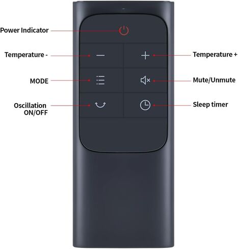 جهاز تحكم عن بعد بديل DR-HPA001 متوافق مع مروحة Dreo Tower، لـ DR-HAF001S DR-HAF003S DR-HAF004S DR-HTF001 DR-HTF007 DR-HTF008 DR-HTF009 DR-HTF004S DR-HTF007S DR-HTF008S in Kuwait