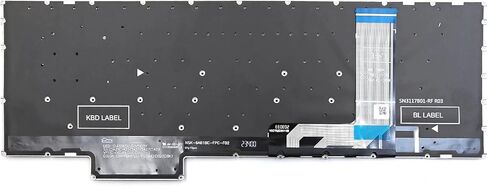 لوحة مفاتيح بديلة لجهاز Lenovo LOQ 15ARP9 15AHP9 15IAX9 15IAX9E 15IAX9I 15IRX9 GeekPro G5000 2024 كمبيوتر محمول أمريكي أسود مع إضاءة خلفية ومفتاح AI in Kuwait