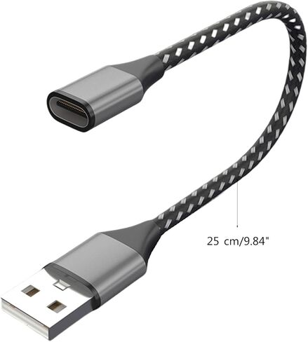 USB 2.0 Adapter Male to Type C Female Connector 480Mbps Data Sync for Laptop USB Chargers Extension Converter in Saudi Arabia