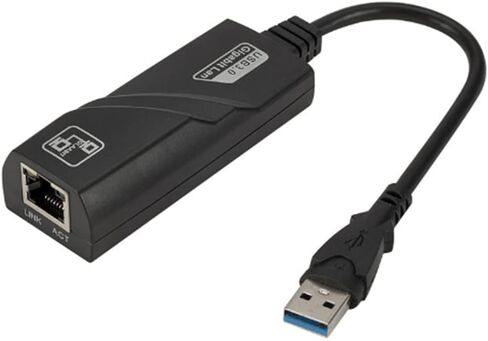 USB 3.0 to Gigabit LAN Card USB Ethernet Adapter 1000 Mbps Network Card for Android Tv Laptop Desktop in Kuwait