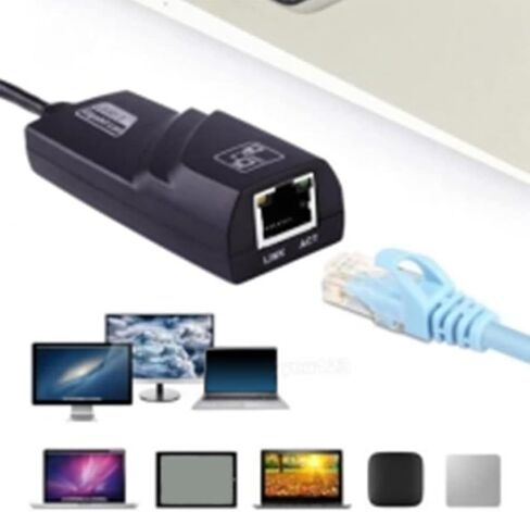 USB 3.0 to Gigabit LAN Card USB Ethernet Adapter 1000 Mbps Network Card for Android Tv Laptop Desktop in Kuwait