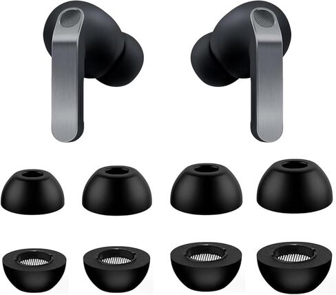أطراف أذن إسفنجية متوافقة مع سماعات أذن Galaxy Buds 4 Pro SM-R640N 2026، مقاسات S/M/L/XL 4 أزواج أطراف بديلة من إسفنج الذاكرة الناعمة، متوافقة مع Galaxy Buds 4 Pro SM-R640N 4 أزواج smlxl in Kuwait