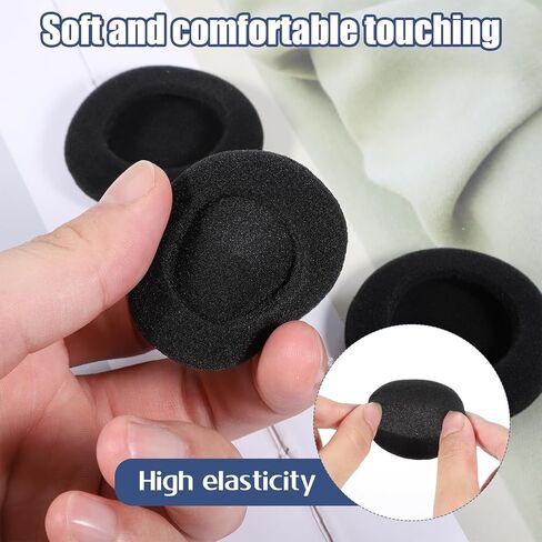Ear Cushions Ultra Soft Foam Cover, 5Pair 55mm/2.2" Foam Headphone Covers for Headphones Most Standard Size Office Telephone Headsets H251 H251n H261n H351 H361 in Kuwait