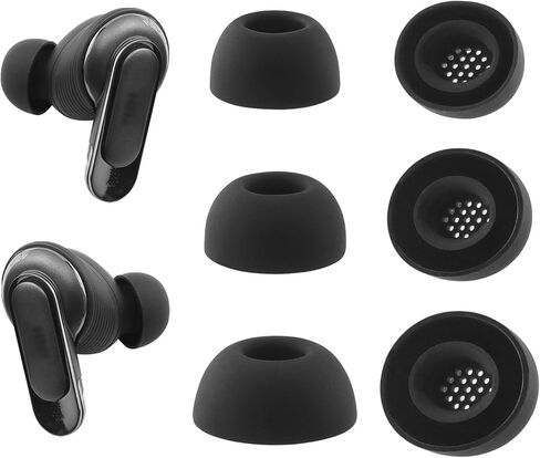 أطراف أذن بديلة من السيليكون لسماعات الأذن اللاسلكية JBL Tour Pro 3، 3 أزواج (أسود، S/M/L) in Kuwait