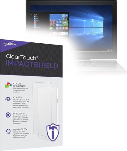BoxWave Screen Protector Compatible with Dell Inspiron 15 7000 (7567) - ClearTouch ImpactShield (2-Pack), Impenetrable Screen Protector Flexible Film in Kuwait