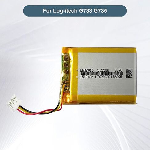 Replacement Battery 533-000181 Compatible with Logitech G733 G735, 1500mAh 3.85V, with Repair Tool Kit in Kuwait