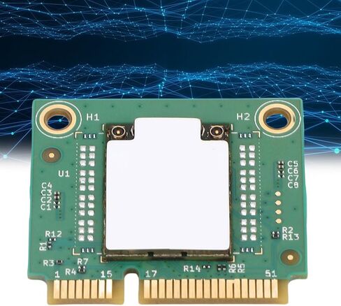 WiFi 6E MINI PCIE Wireless Card, Triple Band 2.4G 5G 6G 5.3 WPA3 Encryption PC Network Adapter with OFDMA and MU MIMO Technology in Kuwait