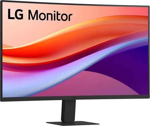 LG 27U421A-B 27-inch Full HD (1920 x 1080) Curved Computer Monitor, 100Hz, 5ms, HDR10, 3-Side Borderless, Switch, HDMI, USB Type-C 15W PD, Tilt Slim Stand, Black (Renewed) in Kuwait