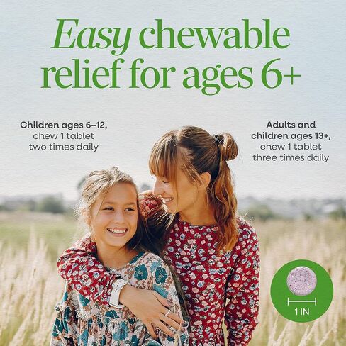 Nature's Way Umcka Allergy+Sinus Homeopathic, Sneezing, Runny Nose, Congestion, and Sinus Pressure**, Phenylephrine Free, Non-Drowsy, Cherry Flavored, 20 Chewable Tablets in Saudi Arabia