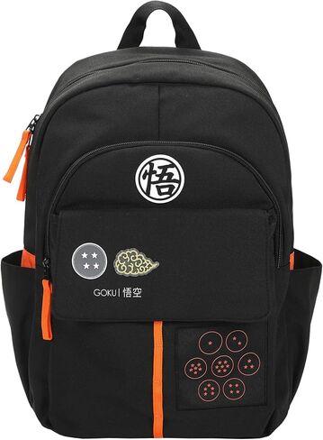 حقيبة ظهر Bioworld Dragon Ball Z Goku Symps Black مقاس 17.5 بوصة للكبار in Kuwait