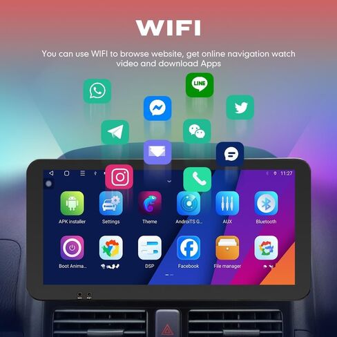 Kunfine CarPlay Android Auto Navigation Stereo GPS Radio Camera Display 10.33" QLED Touchscreen Headunit Tablet Pad Media Player for Hyundai Tucson 2015-2018 LHD، إذا كان ذلك ممكنًا، ثماني النواة 4G+64G فضي in Kuwait