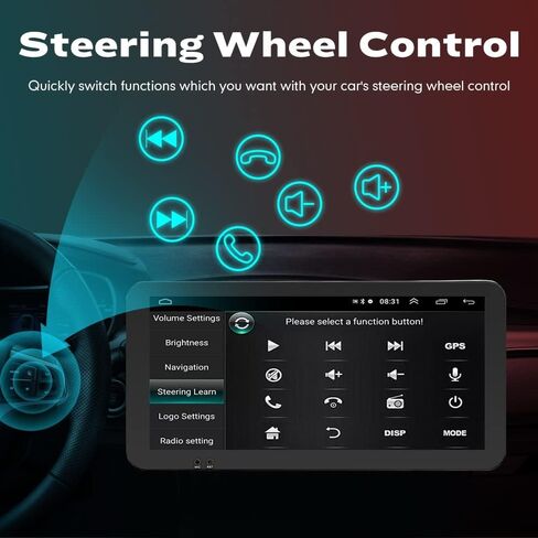 Kunfine CarPlay Android Auto Navigation Stereo GPS Radio Camera Display 10.33" QLED Touchscreen Headunit Tablet Pad Media Player for Hyundai Tucson 2015-2018 LHD، إذا كان ذلك ممكنًا، ثماني النواة 4G+64G فضي in Kuwait