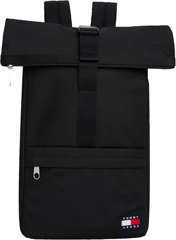 Tommy Jeans Mens Daily Rolltop Backpack, BLACK One Size in Kuwait