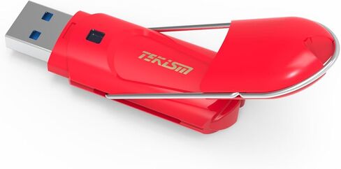 Flex A 64GB 2 Pack RED USB Flash Drives,TypeA,USB 3.1 Flash Thumb Drive,Swivel Design,USB Drive up to 150MB/s,External Data Storage Memory Stick Compatible with Computer/Laptop in Kuwait