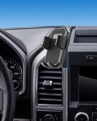 PZK حامل هاتف السيارة لفورد F-150 F150 2015 2016-2018 2019 2020 ملحقات مخصصة تنفيس الهواء حامل هاتف السيارة المغناطيسي 15 واط شاحن لاسلكي سريع حر اليدين دوران 360 درجة الهاتف الخليوي حمالات السيارات in Kuwait